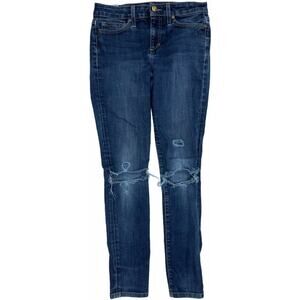 Joes Skinny Ankle Jeans Size 26 Dark Wash Blue Denim Cotton Capsule Mid Rise